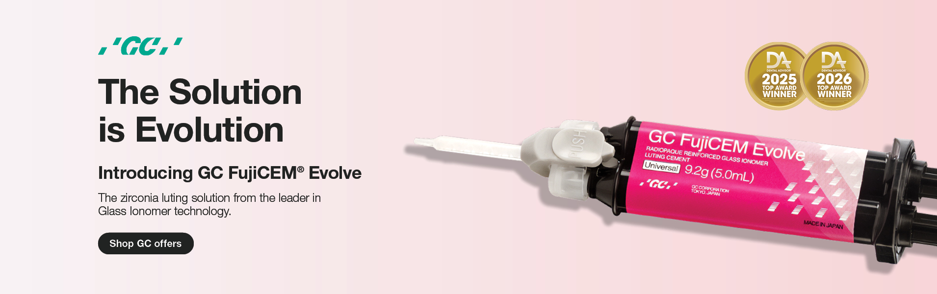 MC_26_018_GC Fujicem Evolve New Product banner